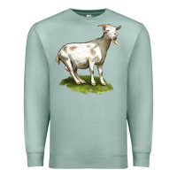 Seafoam cashmere goat Premium Sweatshirt - LillyAllenDesigns
