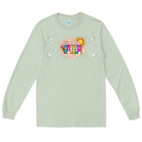 Matcha summer vibes with birds Long Sleeve Tee - TumblerDesignByShophia