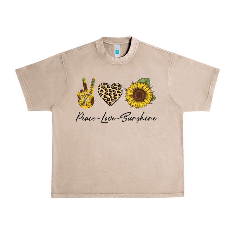 Peace Love Sunshine Urban Heavy Tee by Bettercallsaul | Teevron
