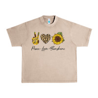 French Oak Peace Love Sunshine Urban Heavy Tee - Bettercallsaul