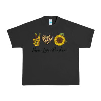 Pigment Black Peace Love Sunshine Urban Heavy Tee - Bettercallsaul