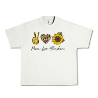 Pistachio Peace Love Sunshine Urban Heavy Tee - Bettercallsaul