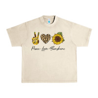 Sandshell Peace Love Sunshine Urban Heavy Tee - Bettercallsaul