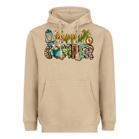 Mushroom happy camper Heavyweight Hoodie - CowhideDigitalArt