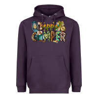 Plum happy camper Heavyweight Hoodie - CowhideDigitalArt