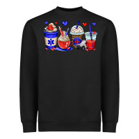 Black emt emergency medical technician coffee cups Heavyweight Sweatshirt - OliviaCreatesArt