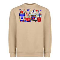 Emt Emergency Medical Technician Coffee Cups Heavyweight Sweatshirt | Teevron