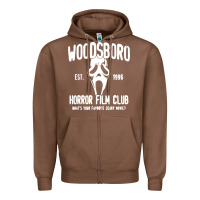 Chestnut The woodsboro horror film Zipper Hoodie - tuanDangUi