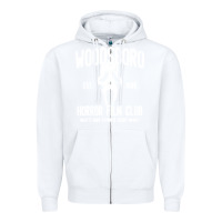 White The woodsboro horror film Zipper Hoodie - tuanDangUi