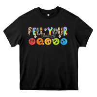 Black feel your feelings Heavy Core Tee - NancyCooperArtShop