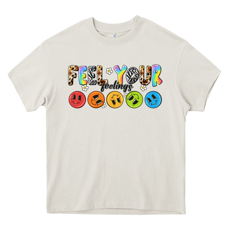 Feel Your Feelings Heavy Core Tee by NancyCooperArtShop | Teevron