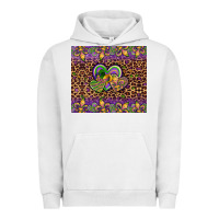 Pigment Lunar Rock mardi gras fleur de lis hearts leopard glitter Urban Hoodie - Artiststas