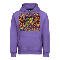 Tulip mardi gras fleur de lis hearts leopard glitter Urban Hoodie - Artiststas