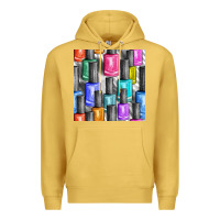 Antique Gold colorful nail polish seamless pattern bbs Premium Hoodie - BundleAndBundleShop