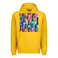 Lemon colorful nail polish seamless pattern bbs Premium Hoodie - BundleAndBundleShop