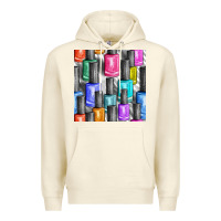 Sandshell colorful nail polish seamless pattern bbs Premium Hoodie - BundleAndBundleShop