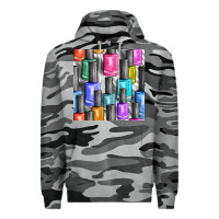 Slate Camo colorful nail polish seamless pattern bbs Premium Hoodie - BundleAndBundleShop