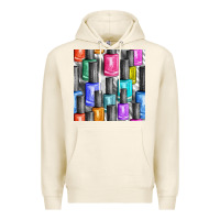Tofu colorful nail polish seamless pattern bbs Premium Hoodie - BundleAndBundleShop