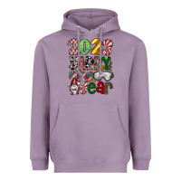 Lavender 2023 Happy New Year Heavyweight Hoodie - CowhideDigitalArt