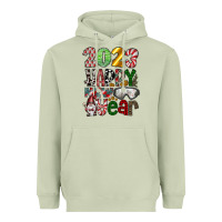 Matcha 2023 Happy New Year Heavyweight Hoodie - CowhideDigitalArt