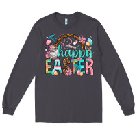 Smoke Happy Easter Nurse Easter Day Long Sleeve Tee - HowdyJamesFarm