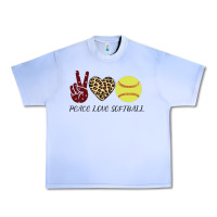 Grape Ice Peace Love Softball Urban Heavy Tee - Bettercallsaul