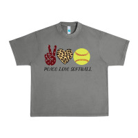 Tornado Peace Love Softball Urban Heavy Tee - Bettercallsaul