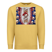 Antique Gold Baseball Mom Premium Sweatshirt - CowhideDigitalArt