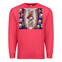 Cardinal Baseball Mom Premium Sweatshirt - CowhideDigitalArt