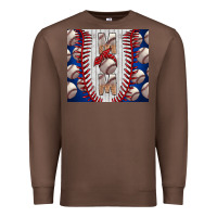 Chestnut Baseball Mom Premium Sweatshirt - CowhideDigitalArt