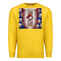 Lemon Baseball Mom Premium Sweatshirt - CowhideDigitalArt