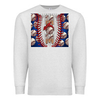 Oatmeal Heather Baseball Mom Premium Sweatshirt - CowhideDigitalArt