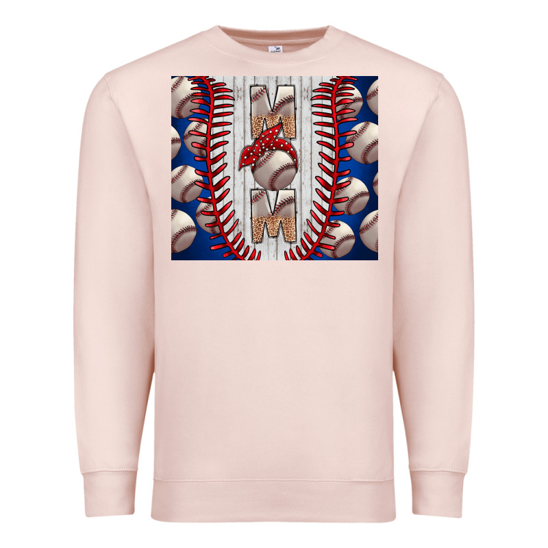 Baseball Mom Premium Sweatshirt by CowhideDigitalArt | Teevron