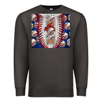 Smoke Baseball Mom Premium Sweatshirt - CowhideDigitalArt