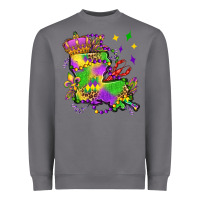 Storm louisiana map mardi gras olivia Heavyweight Sweatshirt - OliviaCreatesArt