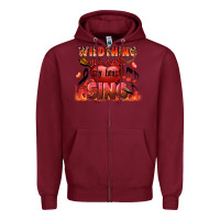 Burgundy Valentine's Day Wild Thing You Make My Heart Sing Zipper Hoodie - FaDigitalArtStudio