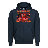 Navy Valentine's Day Wild Thing You Make My Heart Sing Zipper Hoodie - FaDigitalArtStudio
