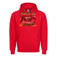 Red Valentine's Day Wild Thing You Make My Heart Sing Zipper Hoodie - FaDigitalArtStudio