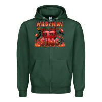Sports Green Valentine's Day Wild Thing You Make My Heart Sing Zipper Hoodie - FaDigitalArtStudio