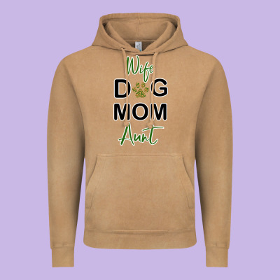 Wife Dog Mom Aunt Vintage Hoodie Designed By Bettercallsaul