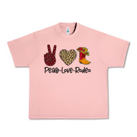 Salmon Peace Love Rodeo Urban Heavy Tee - Bettercallsaul