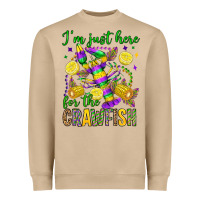 Mushroom ı'm just here for the crawfish olivia Heavyweight Sweatshirt - OliviaCreatesArt