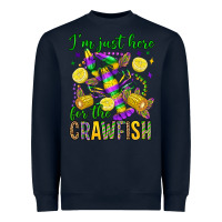 Navy ı'm just here for the crawfish olivia Heavyweight Sweatshirt - OliviaCreatesArt