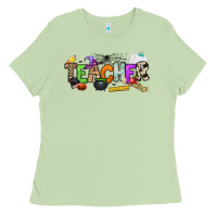 Matcha halloween teacher Ladies Tee - NancyCooperArtShop