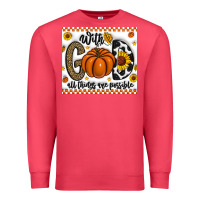 Cardinal With God All Things Are Possible Premium Sweatshirt - CowhideDigitalArt