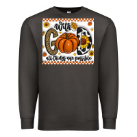 Smoke With God All Things Are Possible Premium Sweatshirt - CowhideDigitalArt