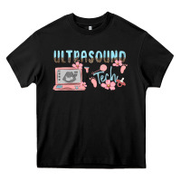 Black ultrasound tech Heavy Core Tee - MaliasSmallBusiness