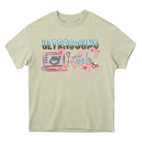 Mossy ultrasound tech Heavy Core Tee - MaliasSmallBusiness