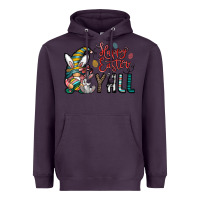 Plum happy easter y all Heavyweight Hoodie - CowhideDigitalArt