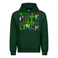 Forest Green st patricks too cute to pinch Urban Hoodie - Artiststas